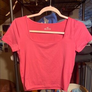 Hollister Women's Pink Top